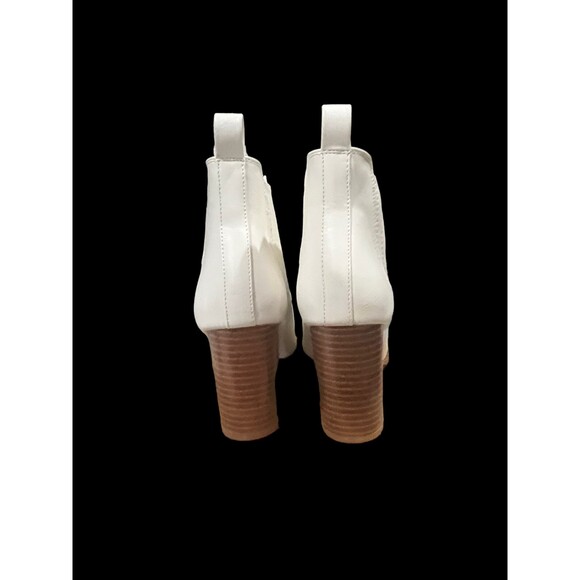 Laicigo Chunky Heel Ankle Block Slip On Short Chelsea Booties, 6 1/2 - Picture 5 of 9